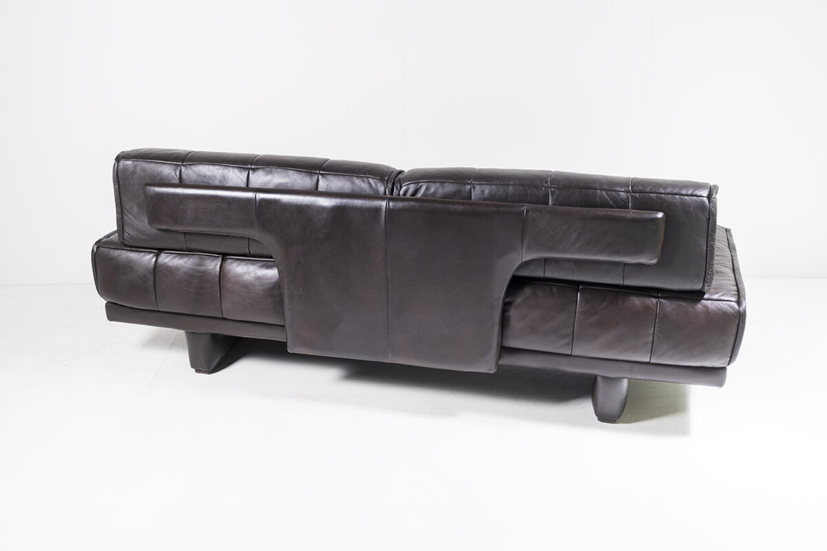 1960s Leather Patchwork Daybed Sofa - Image 2