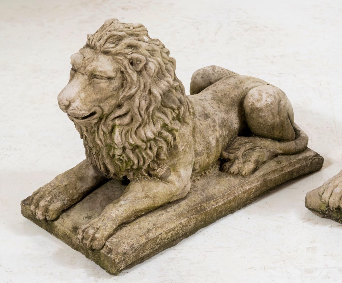 Small Recumbent Lions - Image 3