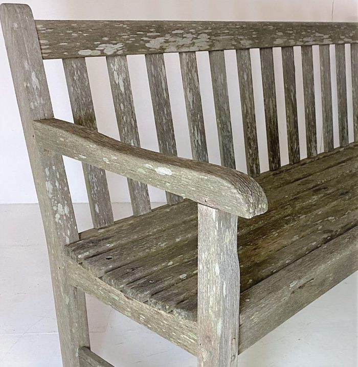 Weathered Teak Garden Bench | Greencore Design