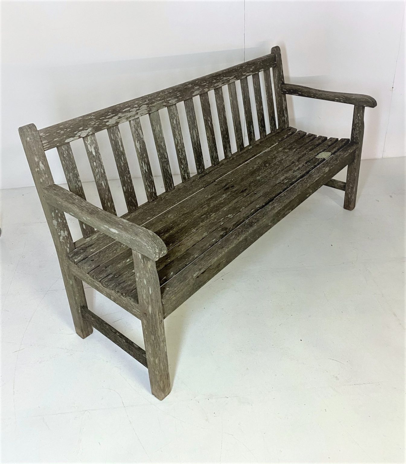 Weathered Teak Garden Bench | Greencore Design