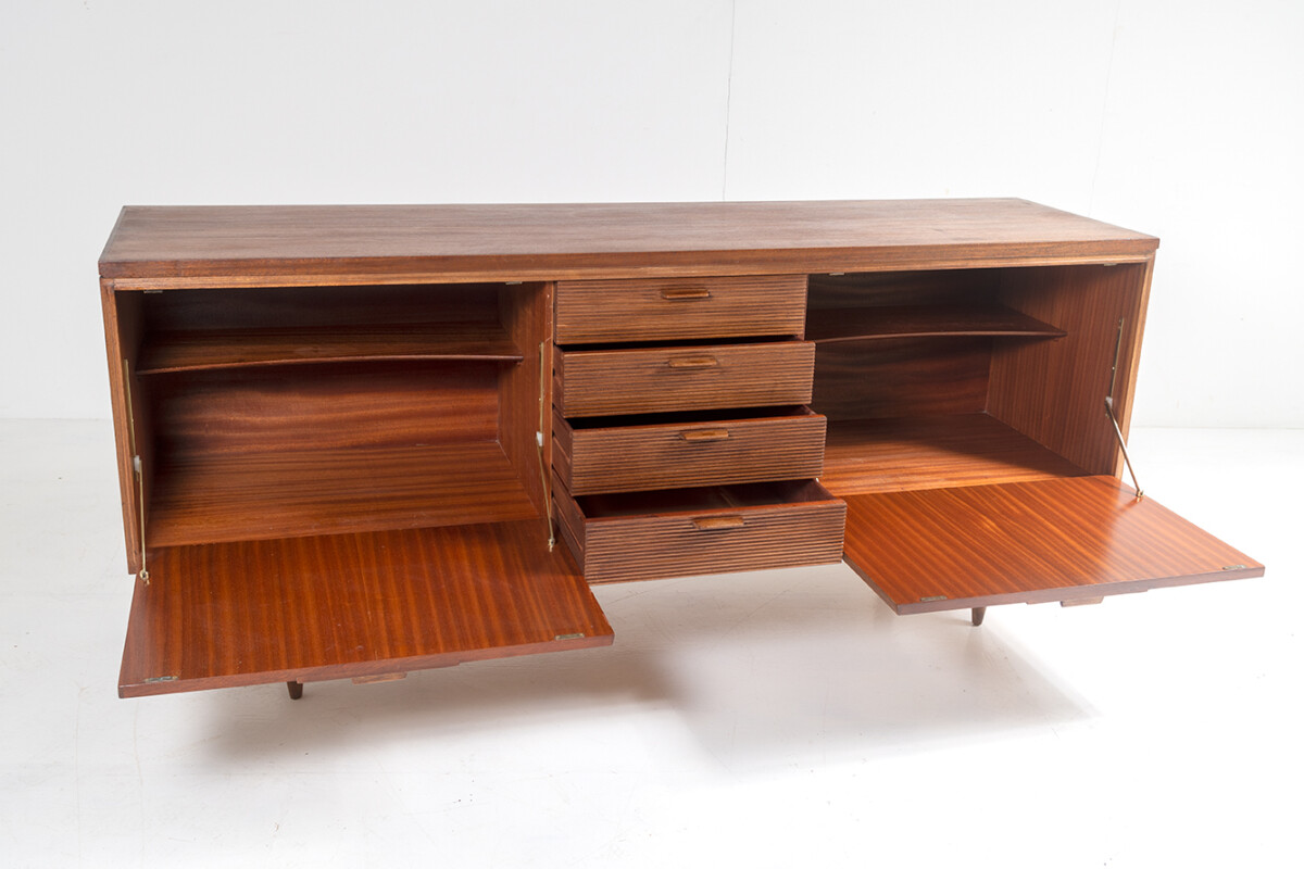 1960s Mid Century Teak Sideboard Credenza designed by Arthur Edwards for White & Newton - Image 10