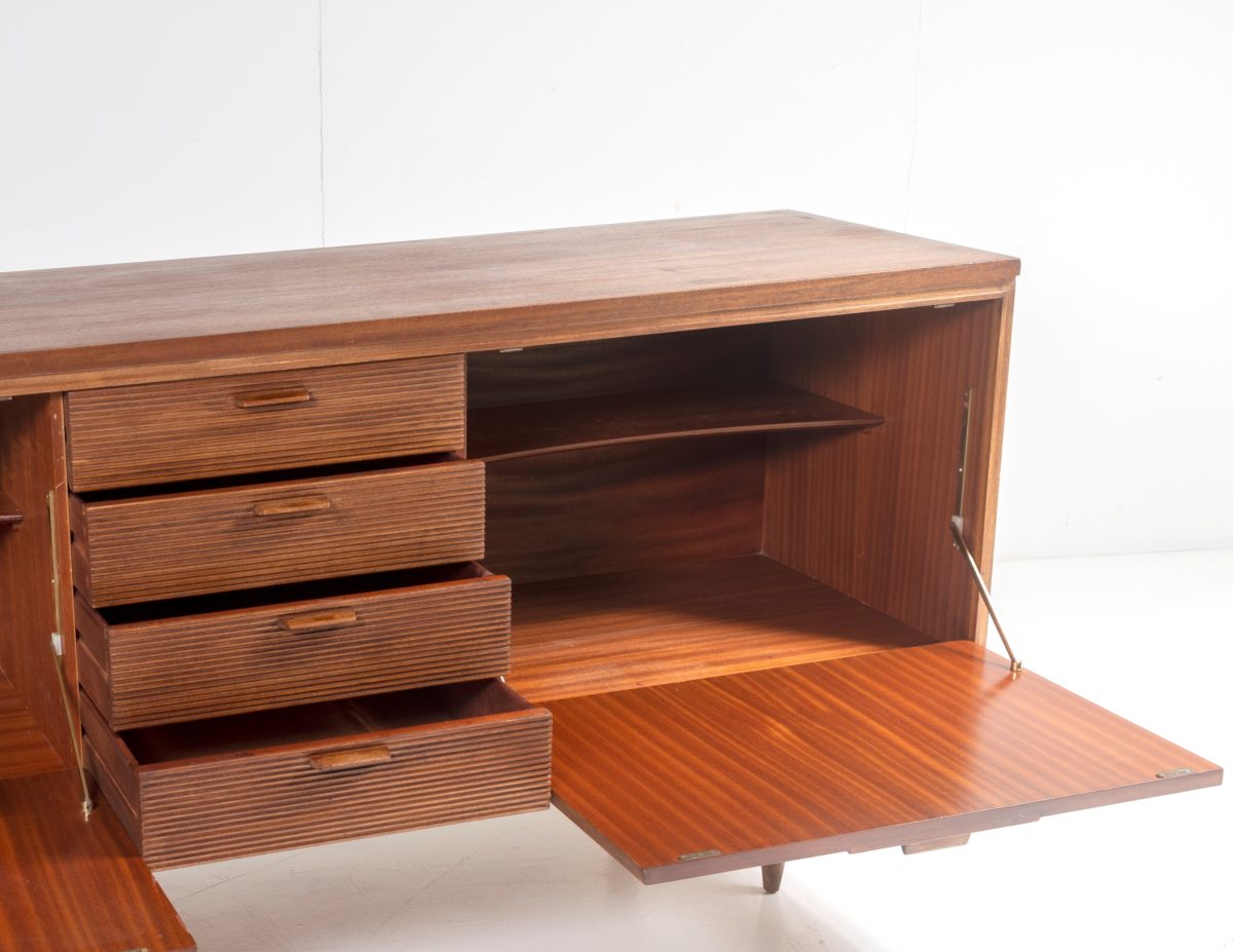 1960s Mid Century Teak Sideboard Credenza designed by Arthur Edwards for White & Newton - Image 9