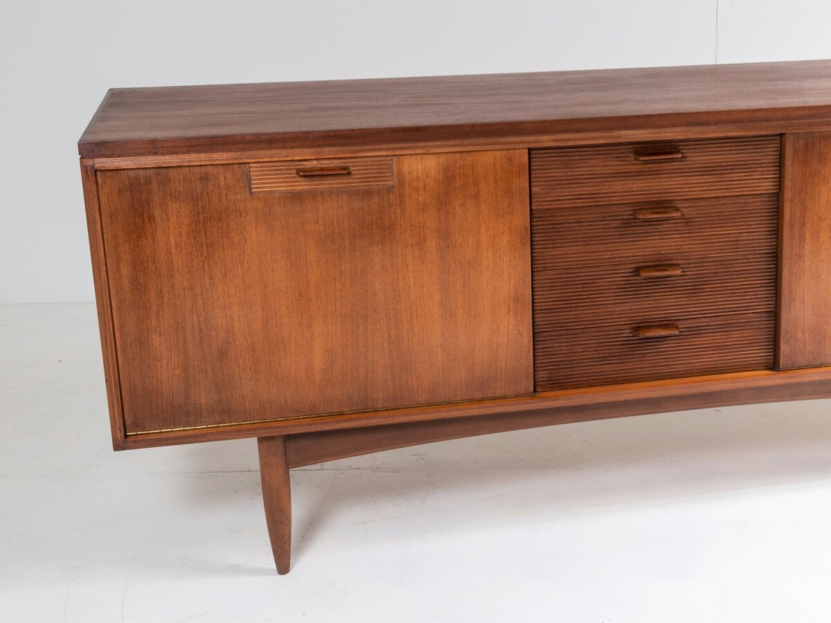 1960s Mid Century Teak Sideboard Credenza designed by Arthur Edwards for White & Newton - Image 4