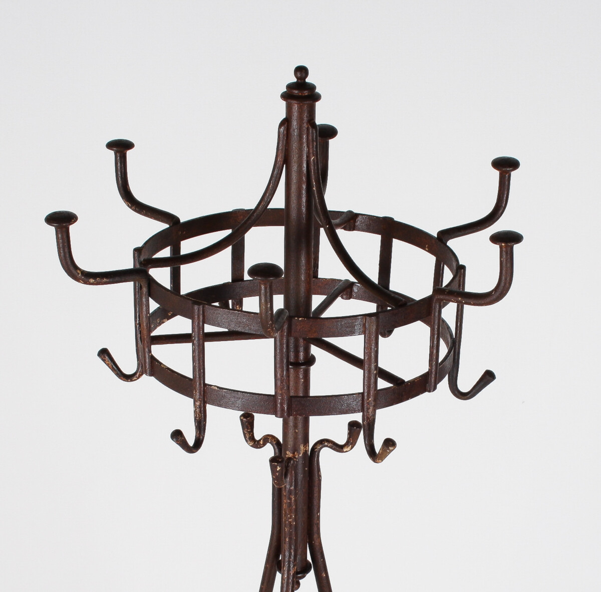 A 19th Century Blacksmith Made Wrought Iron Hat, Coat & Umbrella Stand - Image 18