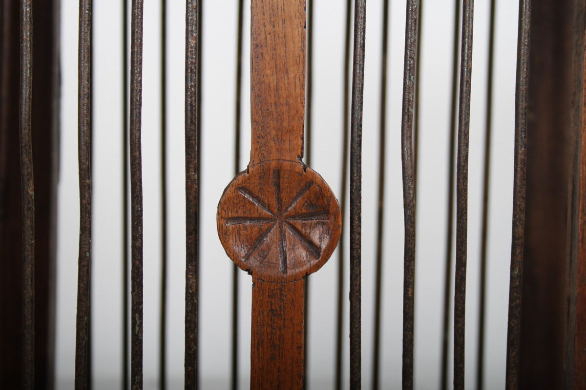 Unusual 19th Century Oak Side Table with Book Storage Cupboard - Image 9