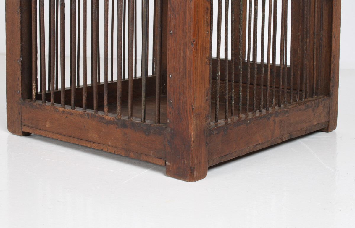 Unusual 19th Century Oak Side Table with Book Storage Cupboard - Image 5