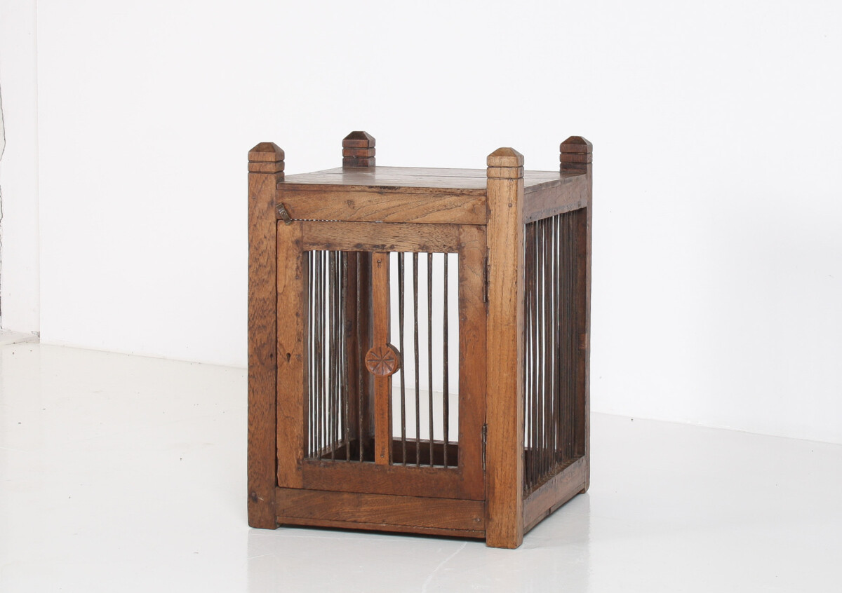 Unusual 19th Century Oak Side Table with Book Storage Cupboard - Image 15