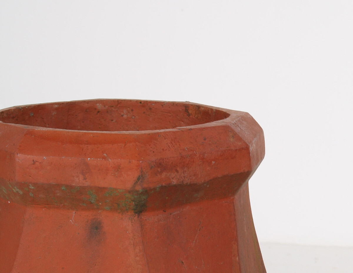 A Pair of Victorian Red Clay Terrocotta Chimney Pots Garden Planters Rhubarb Forcer - Image 9